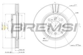 Bremsi CD7189V - BRAKE PADS