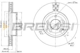 Bremsi CD7203V - BRAKE PADS