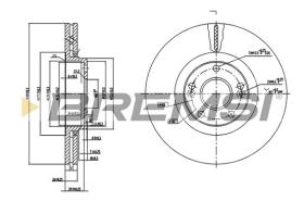 Bremsi CD7205V - BRAKE PADS