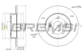 Bremsi CD7213S - BRAKE PADS