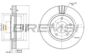 Bremsi CD7214V - BRAKE PADS