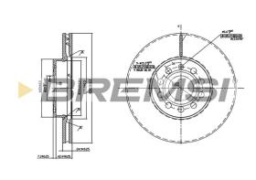 Bremsi CD7218V - BRAKE PADS