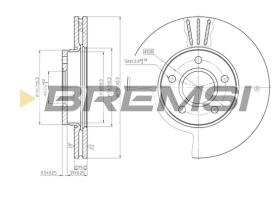 Bremsi CD7222V - BRAKE PADS