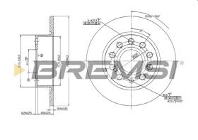 Bremsi CD7224S - BRAKE PADS