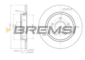 Bremsi CD7227S - BRAKE PADS