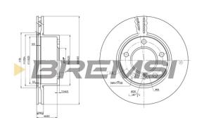 Bremsi CD7228V - BRAKE PADS