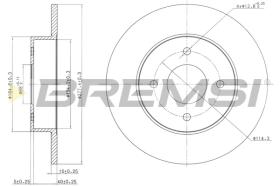 Bremsi CD7235S - BRAKE PADS