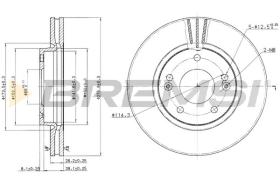 Bremsi CD7239V - BRAKE PADS