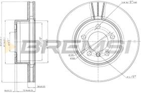 Bremsi CD7243V - BRAKE PADS