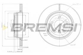 Bremsi CD7244V - BRAKE PADS