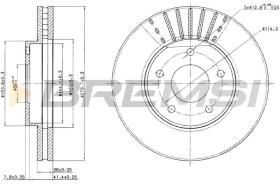 Bremsi CD7249V - BRAKE PADS