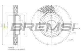 Bremsi CD7254V - BRAKE PADS