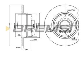 Bremsi CD7255S - BRAKE PADS