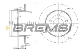 Bremsi CD7258S - BRAKE PADS