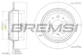 Bremsi CD7259S - BRAKE PADS