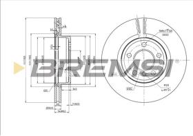 Bremsi CD7271V - BRAKE PADS