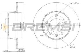 Bremsi CD7272S - BRAKE PADS