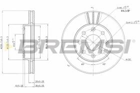 Bremsi CD7279V - BRAKE PADS