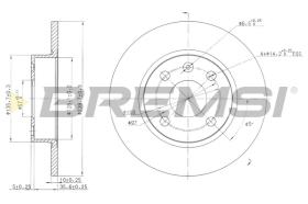 Bremsi CD7283S - BRAKE PADS