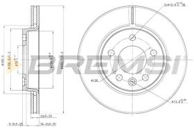 Bremsi CD7286V - BRAKE PADS