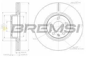 Bremsi CD7291V - BRAKE PADS