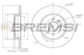 Bremsi CD7295S - BRAKE PADS