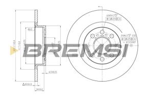 Bremsi CD7299S - BRAKE PADS