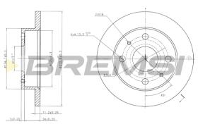 Bremsi CD7302S - BRAKE PADS