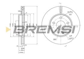 Bremsi CD7316V - BRAKE PADS