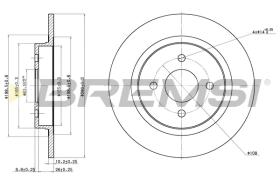 Bremsi CD7367S - BRAKE PADS