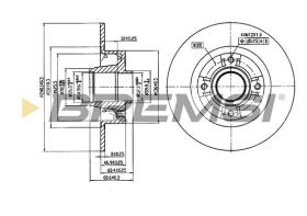 Bremsi CD7369S - BRAKE PADS