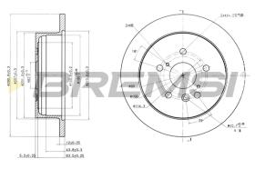 Bremsi CD7380S - BRAKE PADS