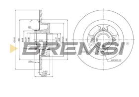 Bremsi CD7381S - BRAKE PADS