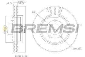 Bremsi CD7407V - BRAKE PADS