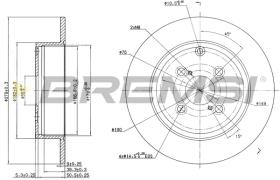 Bremsi CD7421S - BRAKE PADS