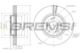 Bremsi CD7424V - BRAKE PADS