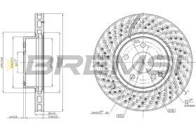 Bremsi CD7427V - BRAKE PADS