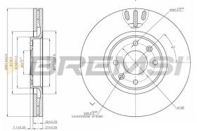 Bremsi CD7442V - BRAKE PADS