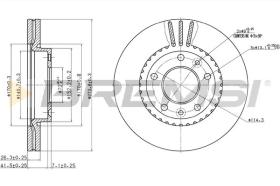 Bremsi CD7460V - BRAKE PADS