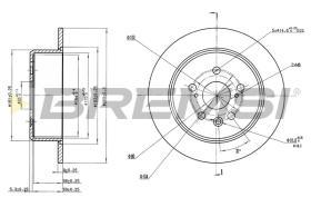 Bremsi CD7474S - BRAKE PADS