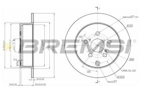 Bremsi CD7485S - BRAKE PADS