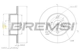 Bremsi CD7487S - BRAKE PADS