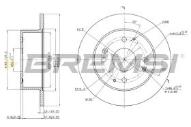 Bremsi CD7488S - BRAKE PADS