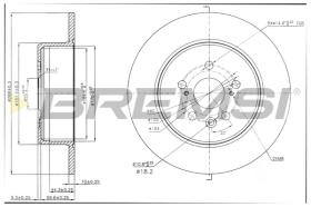 Bremsi CD7489S - BRAKE PADS