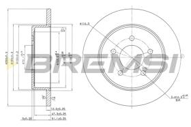 Bremsi CD7492S - BRAKE PADS