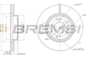 Bremsi CD7496V - BRAKE PADS