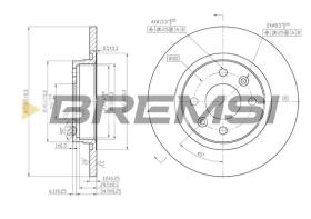 Bremsi CD7502S - BRAKE PADS