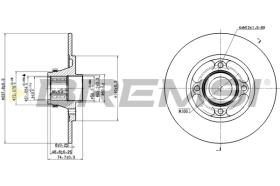 Bremsi CD7515S - BRAKE PADS