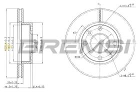 Bremsi CD7521V - BRAKE PADS