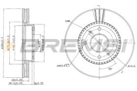 Bremsi CD7522V - BRAKE PADS